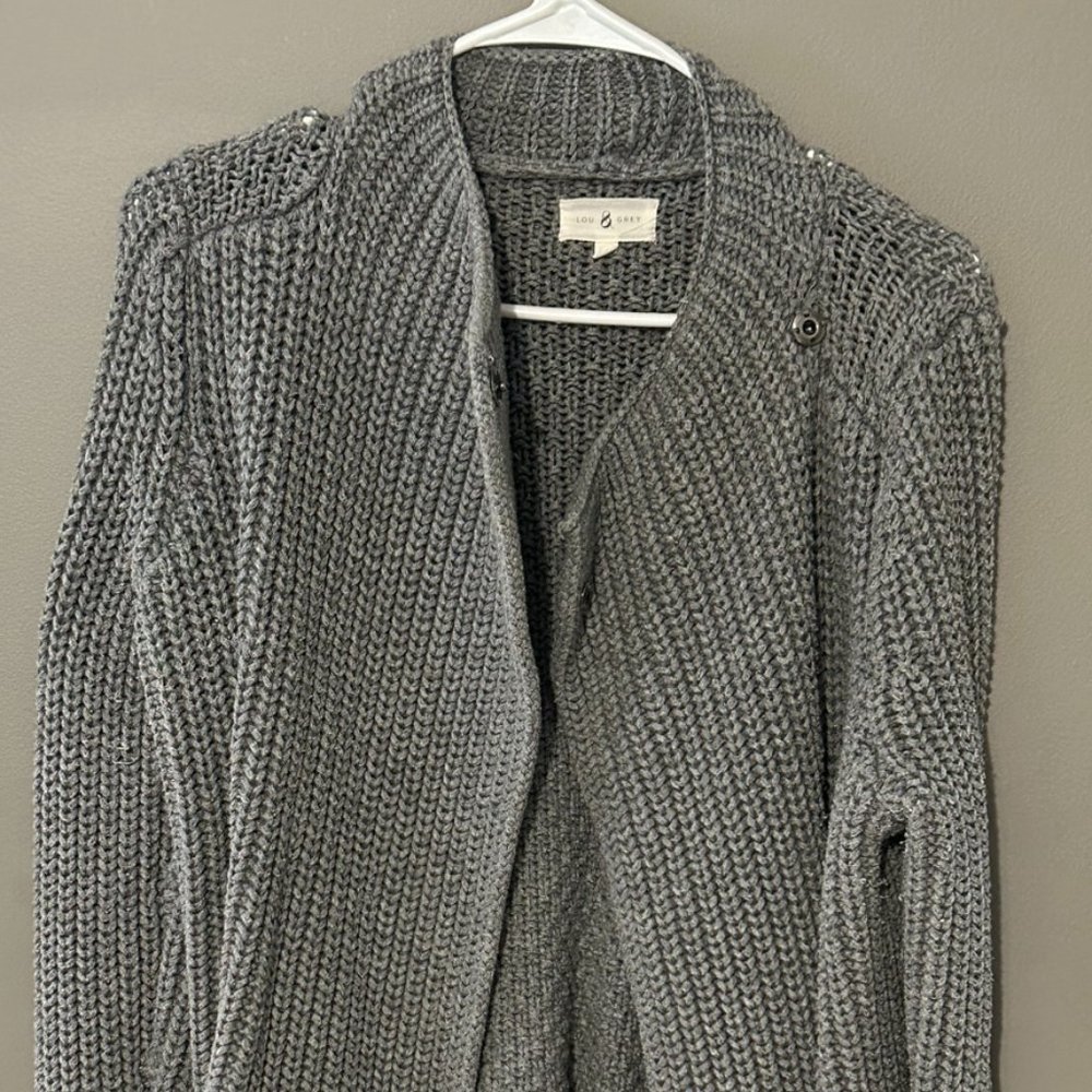 Lou & Grey - Gray Coatigan - Size Small